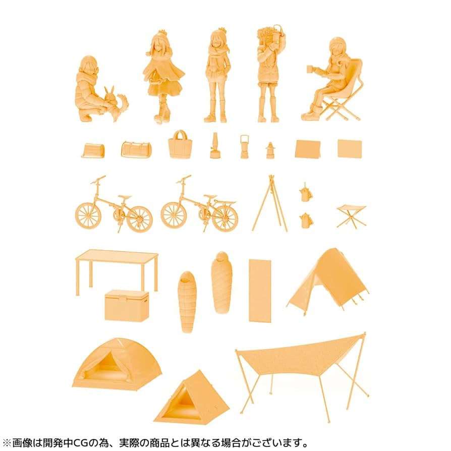 【未開封】wing ゆるキャン　5体セット Amazon | 海洋堂 アートプラ ARTPLA ゆるキャン△ キャンプ